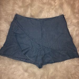 Zara denim skort